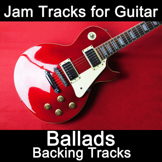 cover Ballads backing tracks for guitar