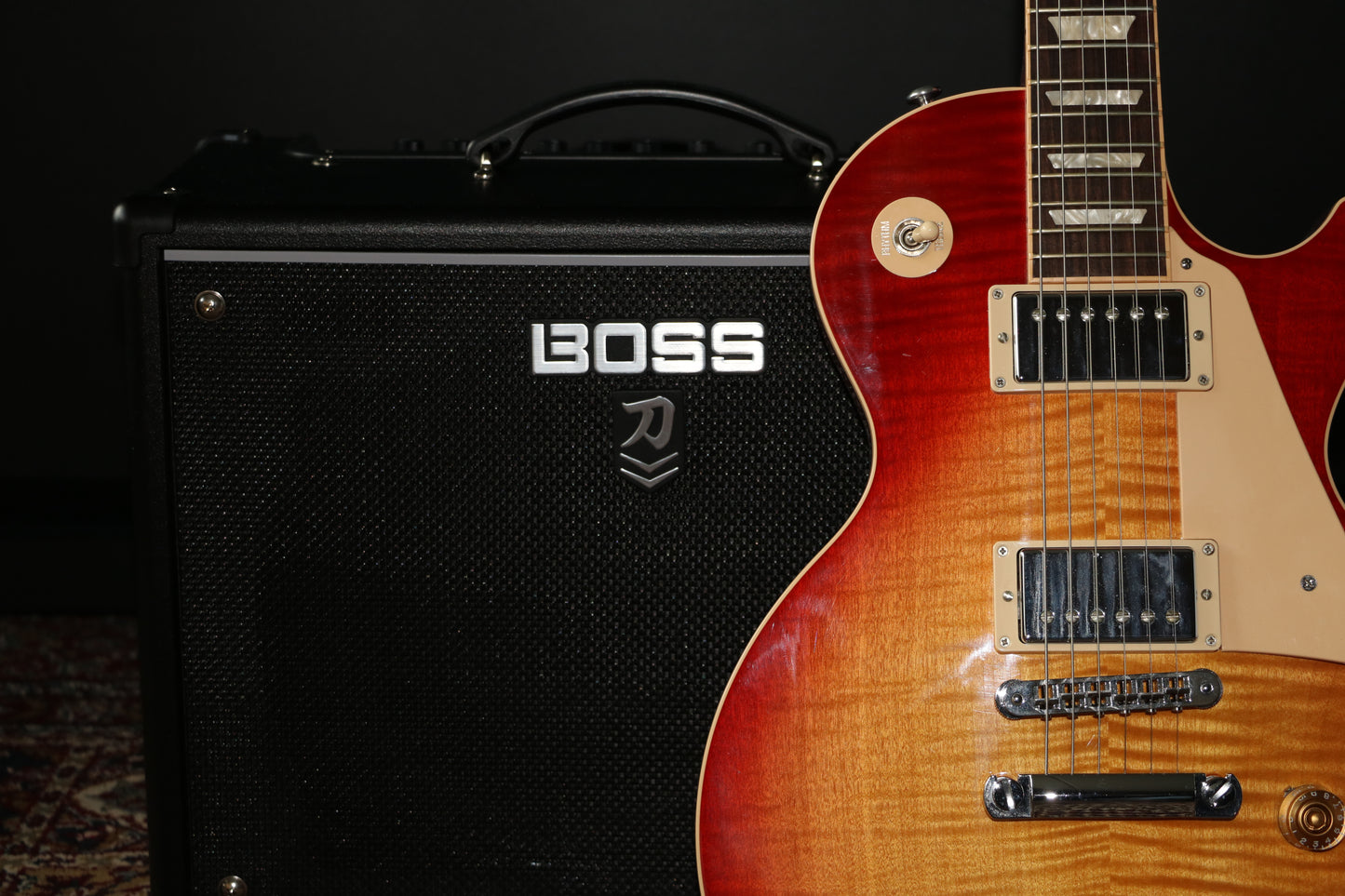 Boss Katana with Gibson Les Paul