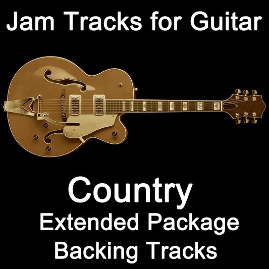 Jam Tracks Guitarra: paquete de país extendido