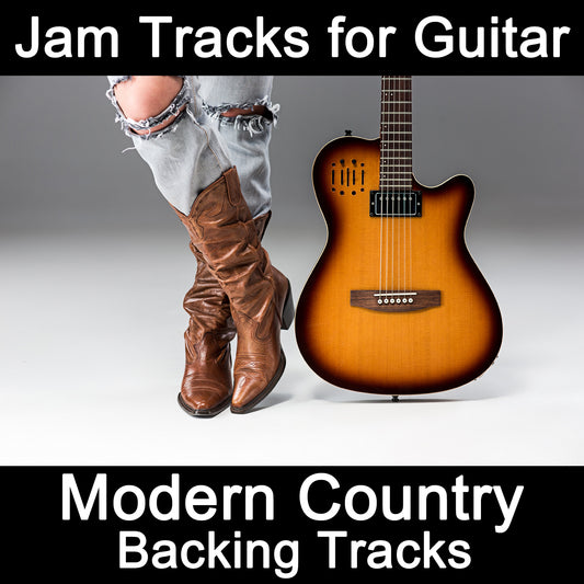 modern country cd cover backing tracks for guitar